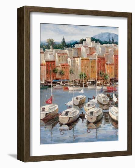 Terracotta Harbor-Furtesen-Framed Art Print