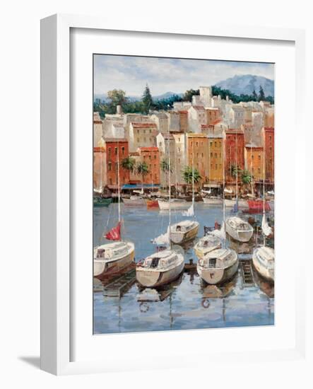 Terracotta Harbor-Furtesen-Framed Art Print