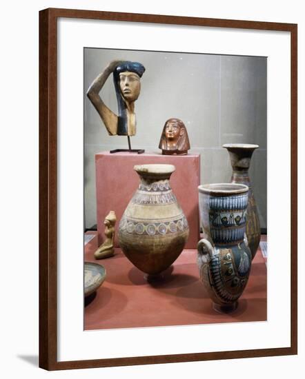 Terracotta Objects-null-Framed Giclee Print