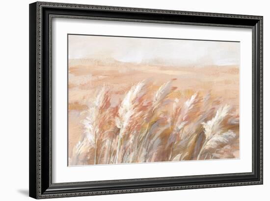 Terracotta Prairie Grasses-Danhui Nai-Framed Premium Giclee Print