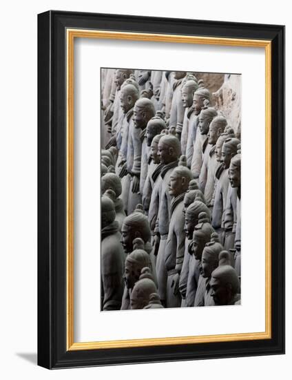 Terracotta Soldiers at Qin Shi Huangdi Tomb-null-Framed Photographic Print