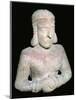Terracotta statue of a woman, Old Babylonian (?), 2000BC-1750BC. Artist: Unknown-Unknown-Mounted Giclee Print