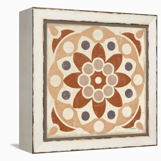 Terracotta Tile II-Kathrine Lovell-Framed Stretched Canvas