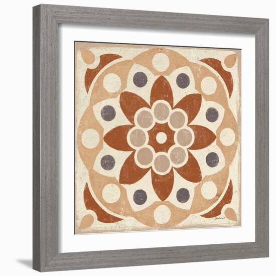 Terracotta Tile II-Kathrine Lovell-Framed Art Print