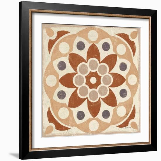 Terracotta Tile II-Kathrine Lovell-Framed Art Print