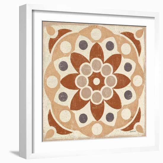 Terracotta Tile II-Kathrine Lovell-Framed Art Print