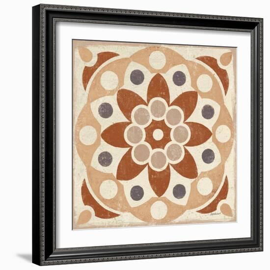 Terracotta Tile II-Kathrine Lovell-Framed Art Print