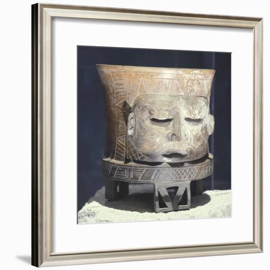 Terracotta Vase Depicting the God Mofletudo-null-Framed Giclee Print