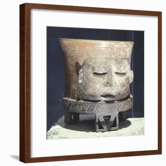 Terracotta Vase Depicting the God Mofletudo-null-Framed Giclee Print