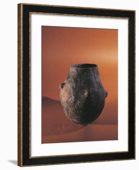 Terracotta Vessel from Alsace-null-Framed Giclee Print