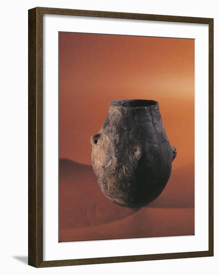 Terracotta Vessel from Alsace-null-Framed Giclee Print