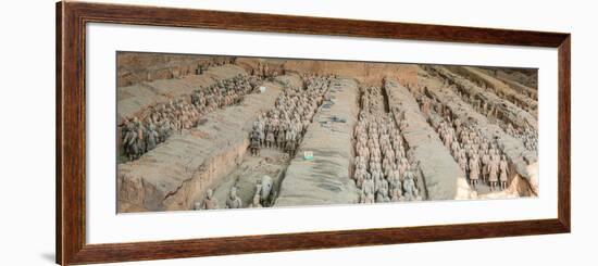 Terracotta Warriors and Horses, Xi'An, Shaanxi Province, China-null-Framed Photographic Print