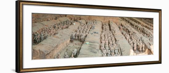 Terracotta Warriors and Horses, Xi'An, Shaanxi Province, China-null-Framed Photographic Print