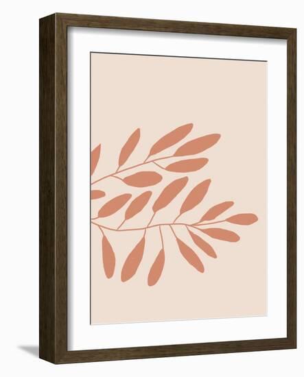 Terracotta Wild Botanical-null-Framed Art Print