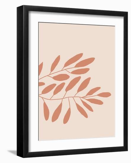 Terracotta Wild Botanical-null-Framed Art Print