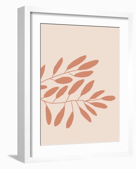 Terracotta Wild Botanical-null-Framed Art Print