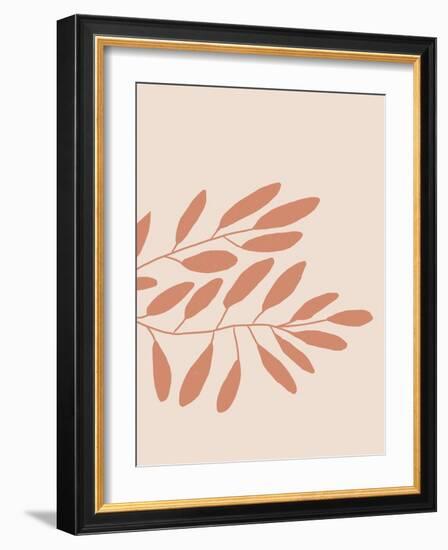 Terracotta Wild Botanical-null-Framed Art Print