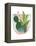 Terrarium Cameo V-June Vess-Framed Stretched Canvas