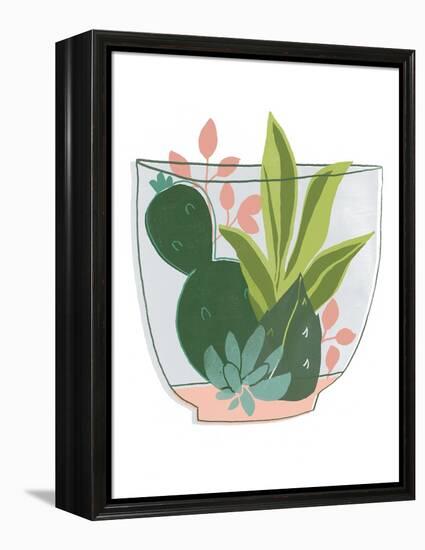 Terrarium Cameo V-June Vess-Framed Stretched Canvas