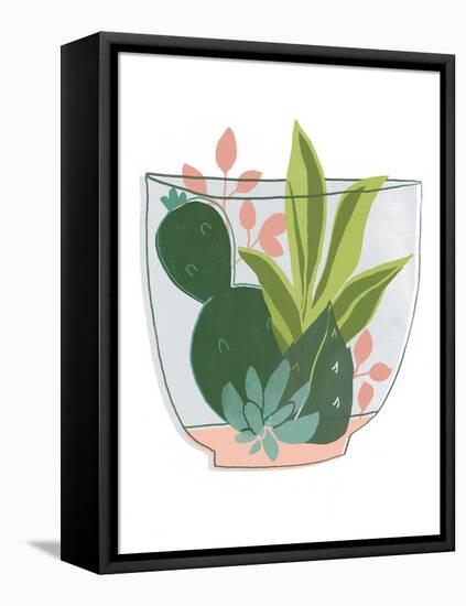 Terrarium Cameo V-June Vess-Framed Stretched Canvas