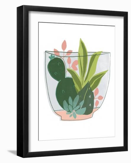 Terrarium Cameo V-June Vess-Framed Art Print