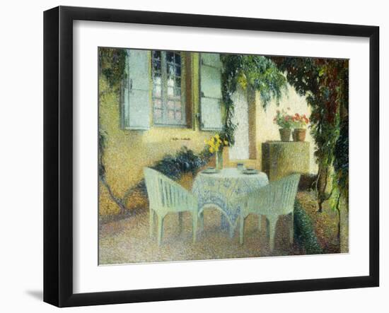 Terrasse du Manoir a Marquayrol-Henri Martin-Framed Giclee Print