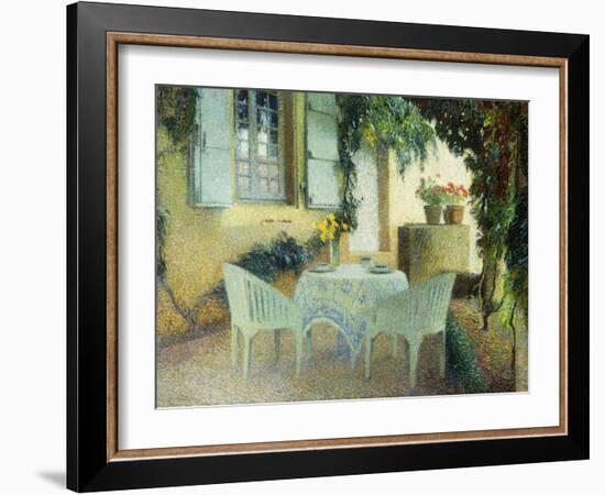 Terrasse du Manoir a Marquayrol-Henri Martin-Framed Giclee Print