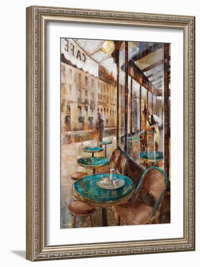 Terraza Cafe de Flore-Noemi Martin-Framed Art Print