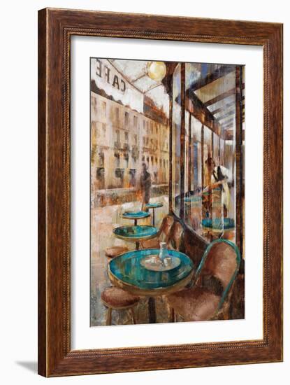 Terraza Cafe de Flore-Noemi Martin-Framed Art Print