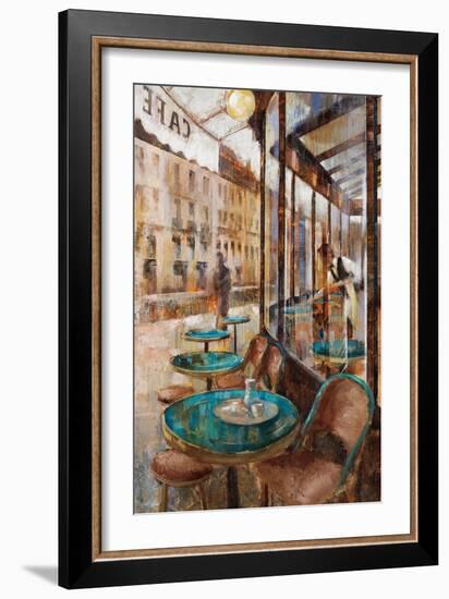 Terraza Cafe de Flore-Noemi Martin-Framed Art Print