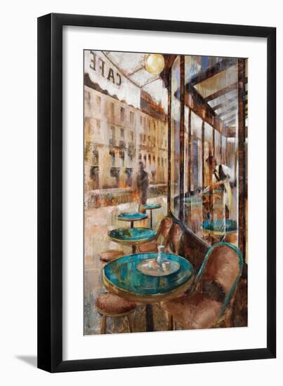 Terraza Cafe de Flore-Noemi Martin-Framed Art Print