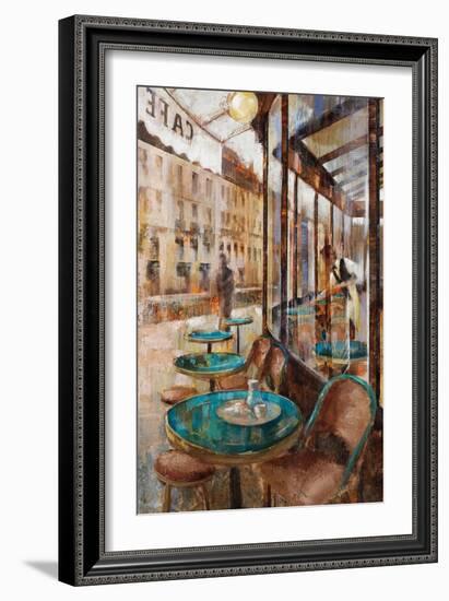 Terraza Cafe de Flore-Noemi Martin-Framed Art Print