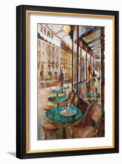 Terraza Cafe de Flore-Noemi Martin-Framed Art Print