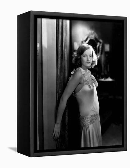 Terre by Volupte WILD ORCHIDS by Sidney Franklin with Greta Garbo, 1929 (b/w photo)-null-Framed Stretched Canvas