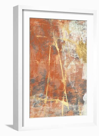 Terre Cotta Lace II-Jennifer Goldberger-Framed Art Print