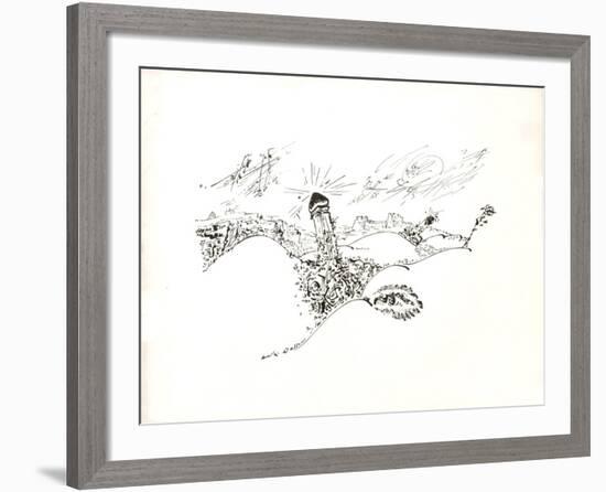 Terre Érotique IX-André Masson-Framed Art Print