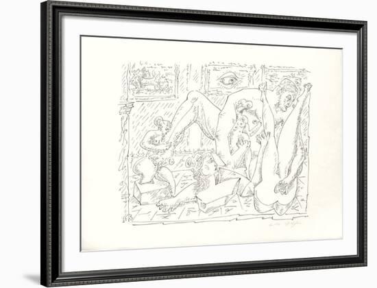 Terre Érotique V-André Masson-Framed Premium Edition