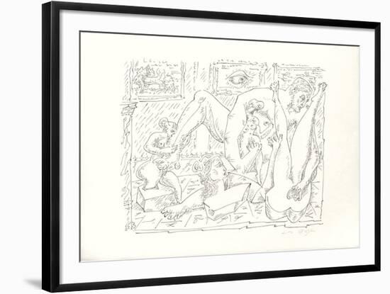 Terre Érotique V-André Masson-Framed Premium Edition