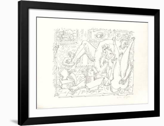 Terre Érotique V-André Masson-Framed Premium Edition