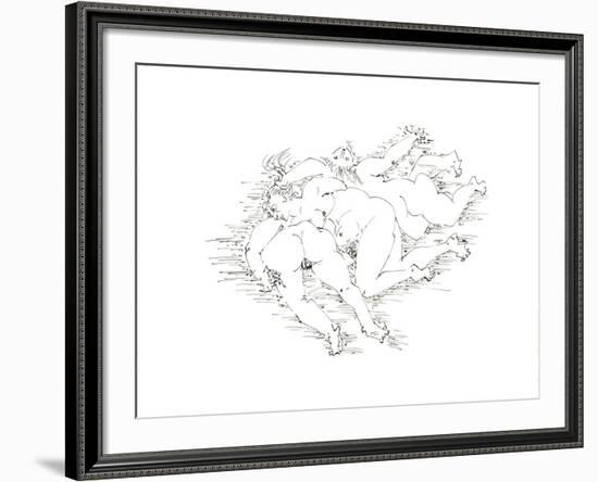 Terre Érotique VIII-André Masson-Framed Art Print