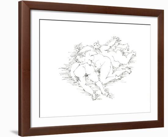 Terre Érotique VIII-André Masson-Framed Art Print