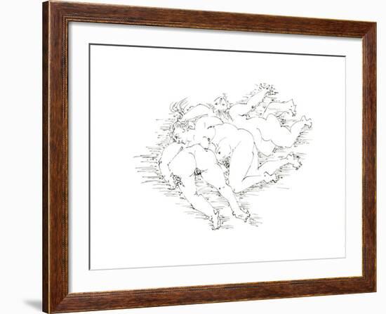 Terre Érotique VIII-André Masson-Framed Art Print