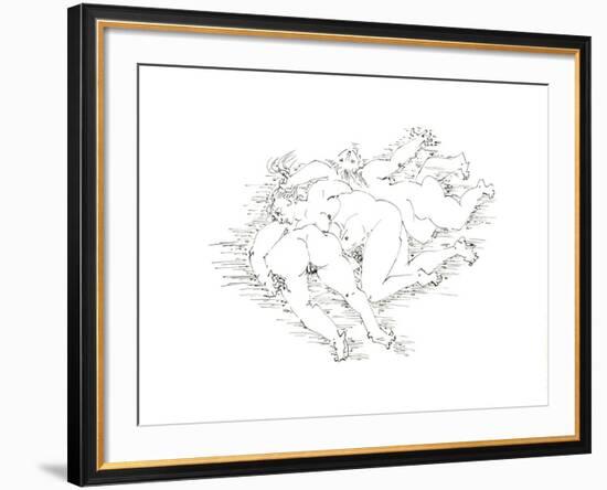 Terre Érotique VIII-André Masson-Framed Art Print