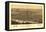 Terre Haute, Indiana - Panoramic Map-Lantern Press-Framed Stretched Canvas