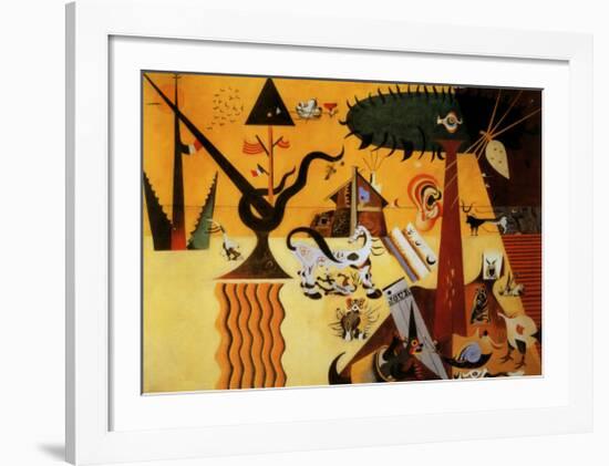 Terre Labouree, c.1923-Joan Miro-Framed Art Print