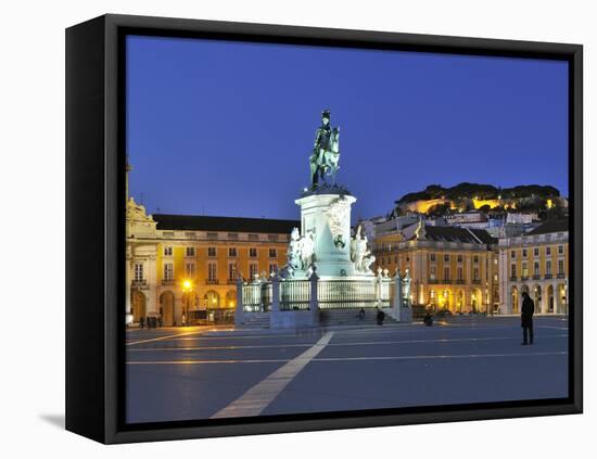 Terreiro Do Paco at Twilight, One of the Centers of the Historical City, Lisbon, Portugal-Mauricio Abreu-Framed Premier Image Canvas