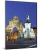Terreiro Do Paco at Twilight, One of the Centers of the Historical City, Lisbon, Portugal-Mauricio Abreu-Mounted Photographic Print