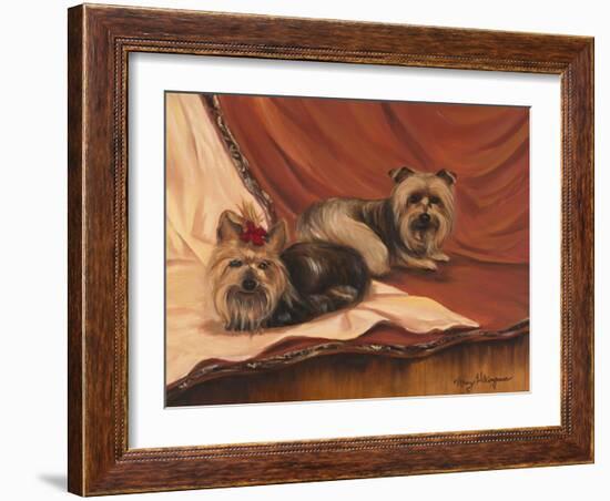 Terrier Couple-Tiffany Hakimipour-Framed Art Print