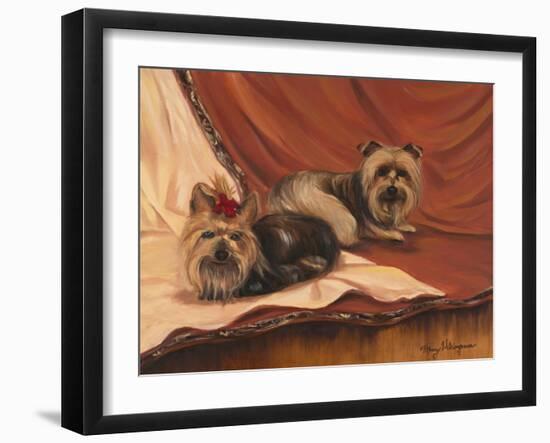 Terrier Couple-Tiffany Hakimipour-Framed Art Print