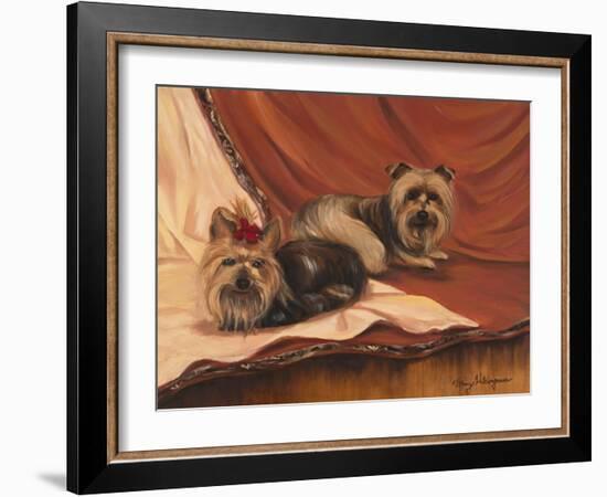 Terrier Couple-Tiffany Hakimipour-Framed Art Print